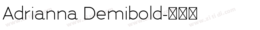 Adrianna Demibold字体转换